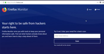 Firefox Monitor คือบริการเช็คว่ายูสเซอร์ที่เราสมัครไว้ในเว็บต่างๆถูกแฮ็กหรือไม่