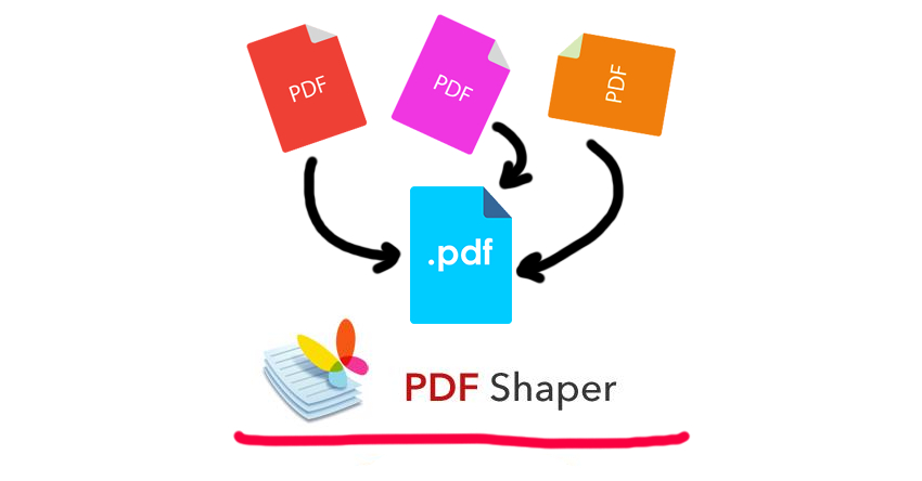รวมไฟล์ PDFเป็นไฟล์เดียวด้วยโปรแกรม PDF Shape ใช้ง่ายใช้ฟรีไม่มีโฆษณากวนใจ