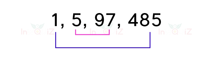 จำนวนสองจำนวนที่คูณกันได้ 485, ตัวประกอบของ 485