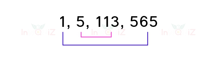 จำนวนสองจำนวนที่คูณกันได้ 565, ตัวประกอบของ 565