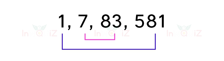 จำนวนสองจำนวนที่คูณกันได้ 581, ตัวประกอบของ 581